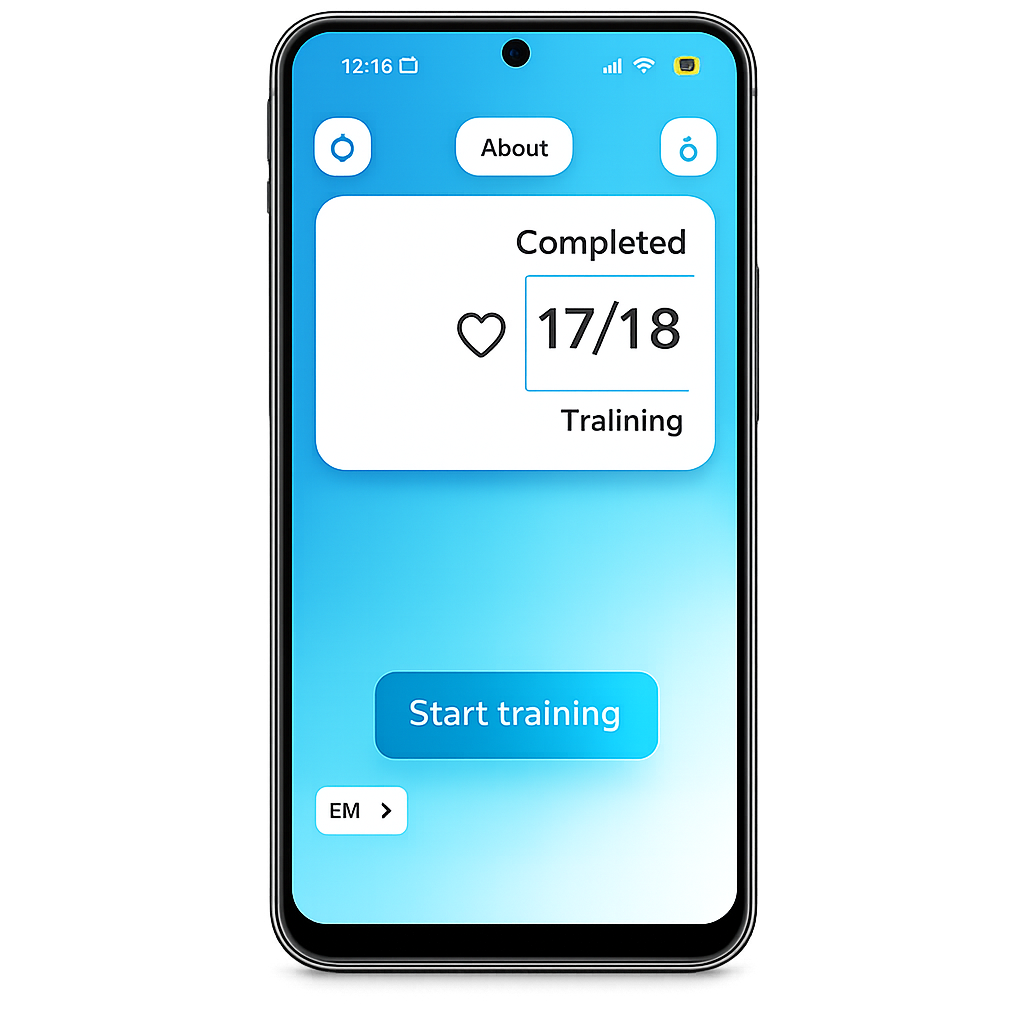 emotion 900 medical cycle ergometer connected via Bluetooth